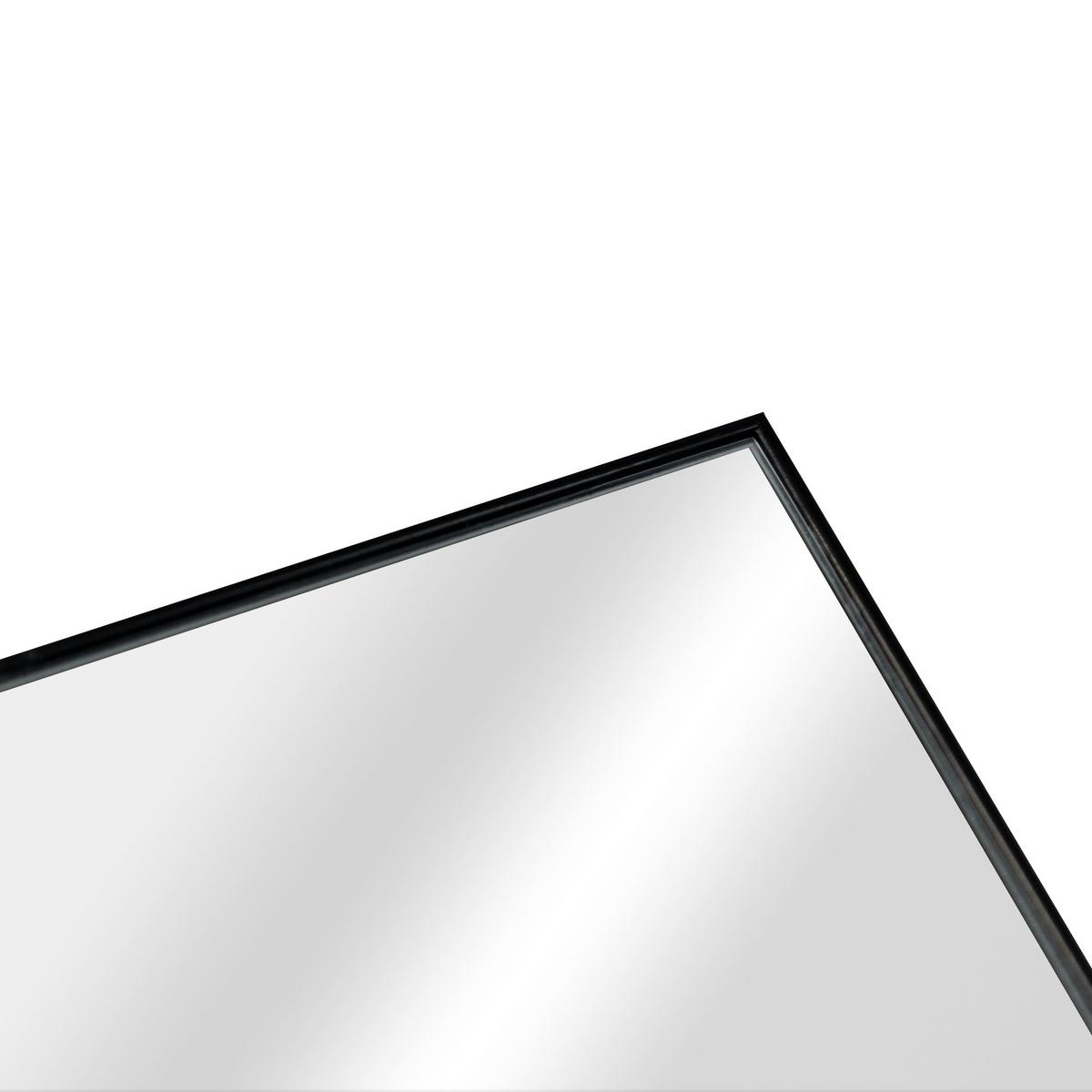 STANDSPIEGEL Barletta - Schwarz, Glas/Kunststoff (35/150.6/150cm) - [en.casa]