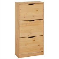 SCHUHSCHRANK BASIL braun - Braun, Holz (59/116/25cm) - IDIMEX