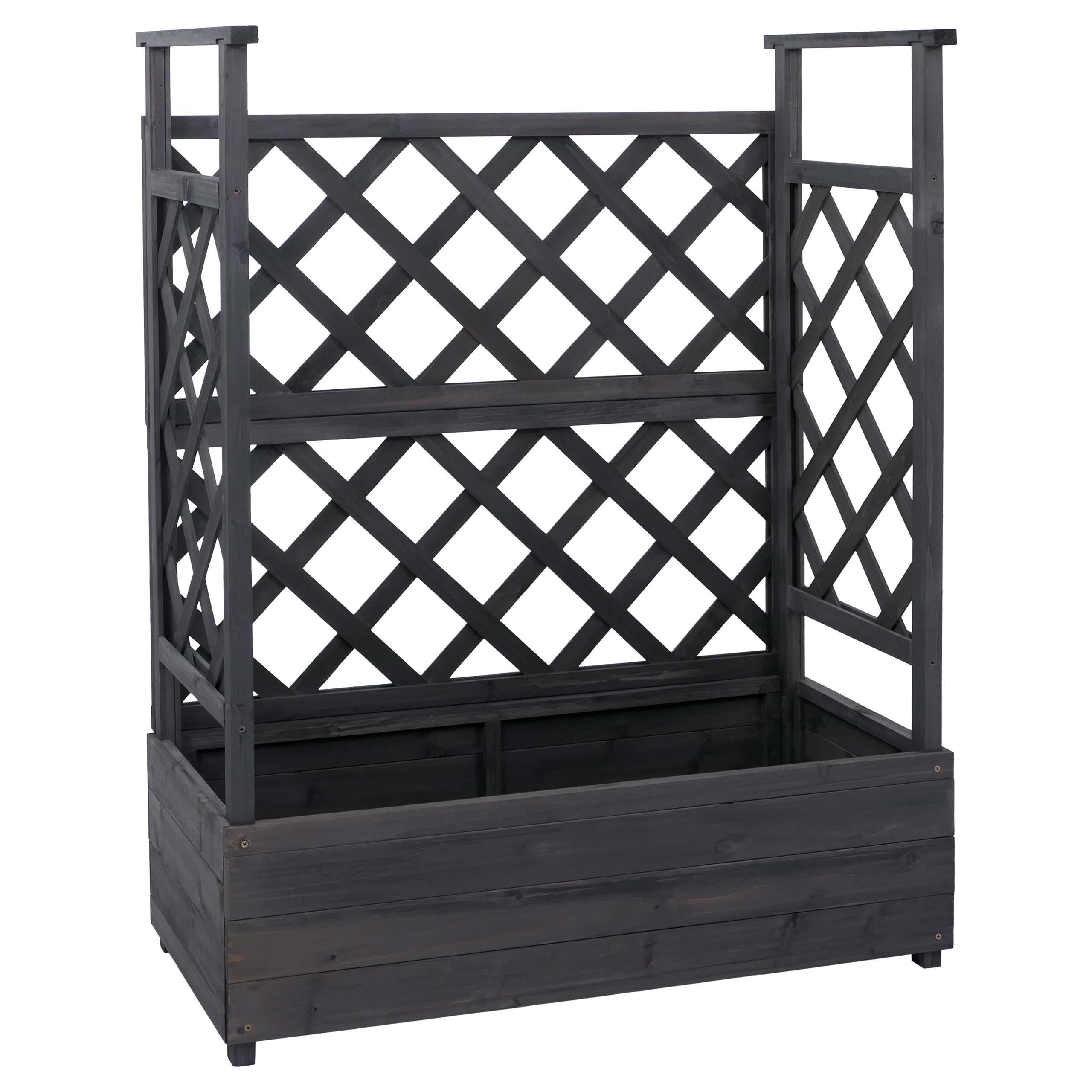HOCHBEET Grau - Grau, Holz (85/114/44cm) - MCW
