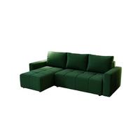 ECKSOFA Noha In Kronos - Grün, Holzwerkstoff/Textil (231/142cm) - Fun Möbel