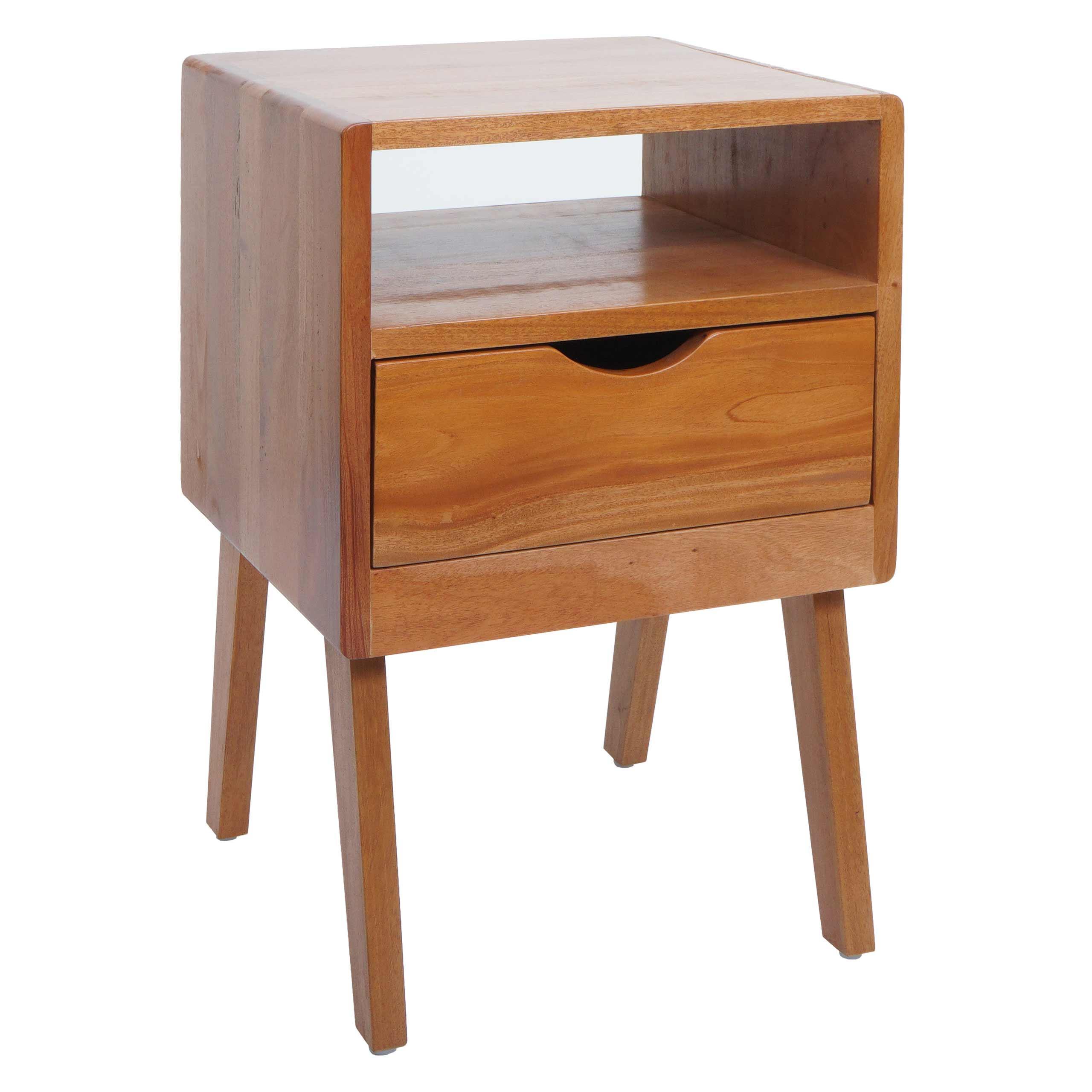 NACHTTISCH rechteckig Holz - Braun, Holz (42/64/40cm) - MCW