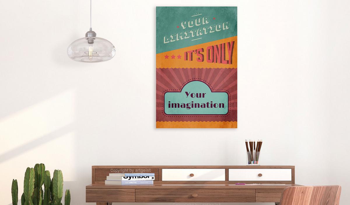 KUNSTDRUCK Bunt 40/60 cm - Multicolor, Textil (40/60cm) - KUNSTLOFT