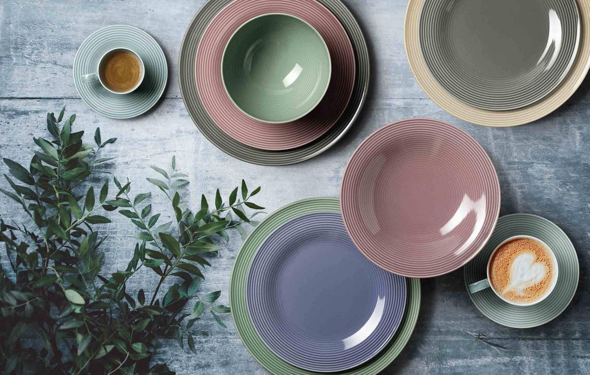 BASIC-SET Beat Color Glaze Weiß 6-tlg. - Weiß, Keramik (2/2/2cm) - Seltmann Weiden