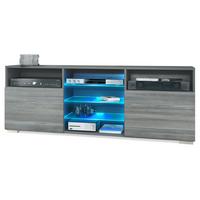 LOWBOARD Granada Front in Avola-Anthrazit - Anthrazit, Holzwerkstoff (146/54/35cm) - Vladon