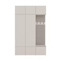 GARDEROBENSCHRANK modern, Schrank Set Kleiderschrank - Schuhschrank Kaschmir 150/238/35 - Kaschmir, Holzwerkstoff (150/238/35cm) - RAUMHIRSCH FURNITURE