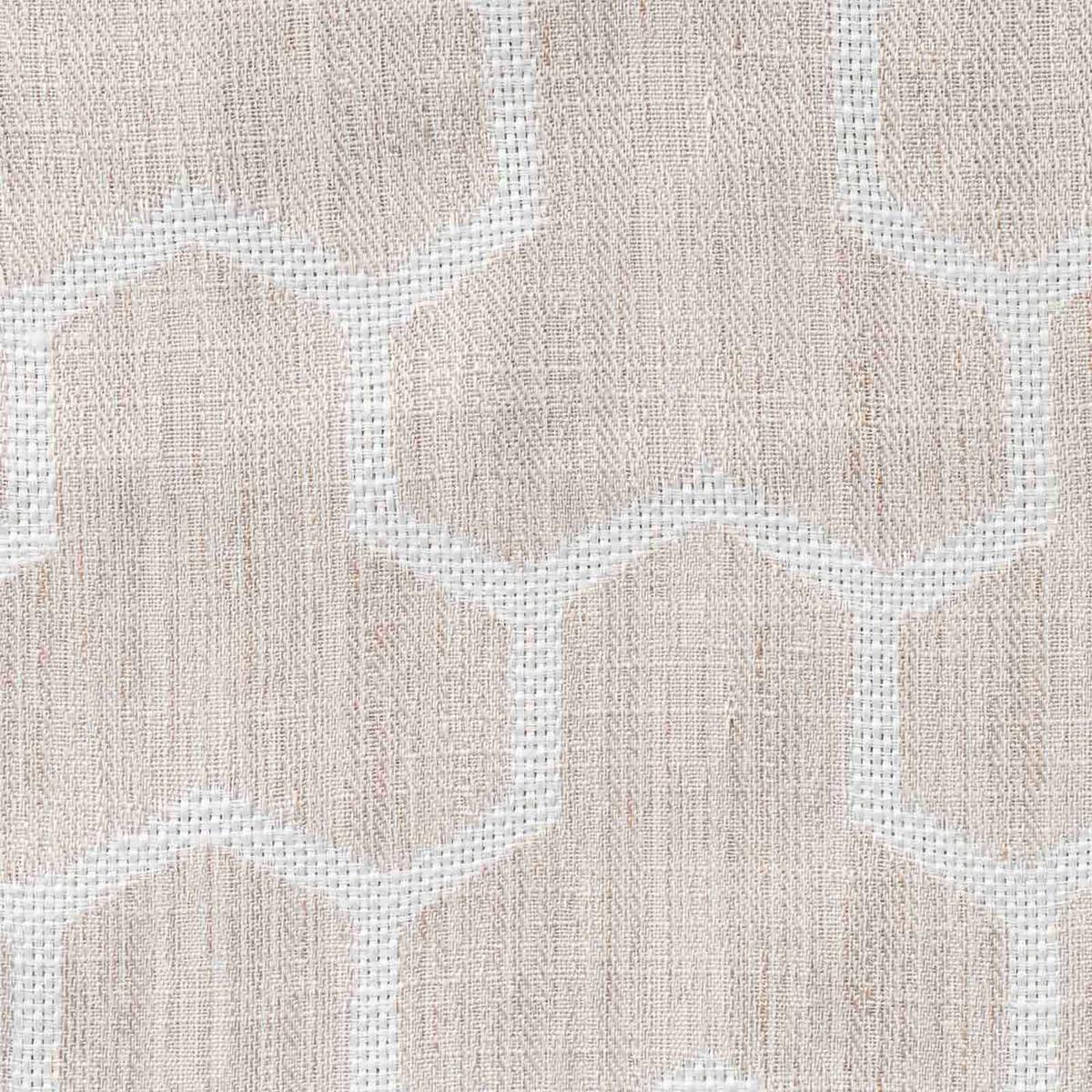 VERDUNKELUNGSVORHÄNGE geometrisch mit Thermo-Funktion, Ösen 117/137 cm - Naturfarben, Textil (117/137cm) - Homescapes