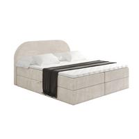 BOXBETT mit Matratze H3 und Lattenrost - NOX - 180x200 - Beige Casablanca - Beige, Holzwerkstoff/Kunststoff (180/200cm) - ALTDECOR