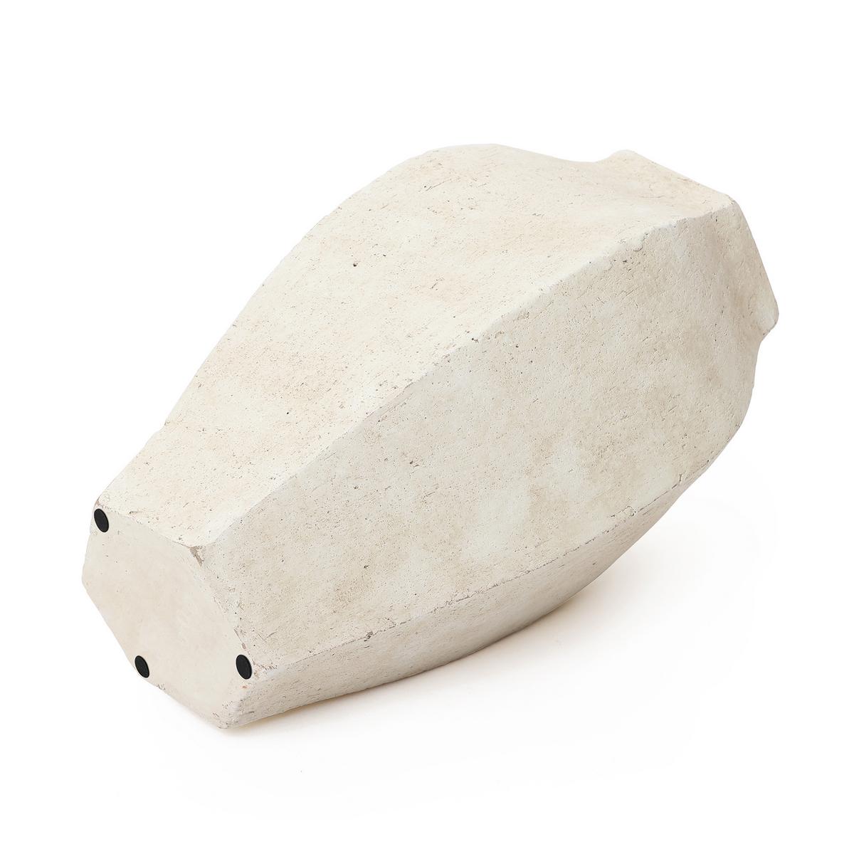 KERAMIKVASE cremeweiß, H 31 cm - Beige, Keramik (31cm) - Hometopia