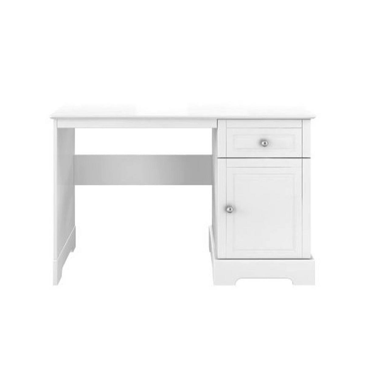 SCHREIBTISCH Weiß - Weiß, Holzwerkstoff (122/60/77cm) - Petits-meubles