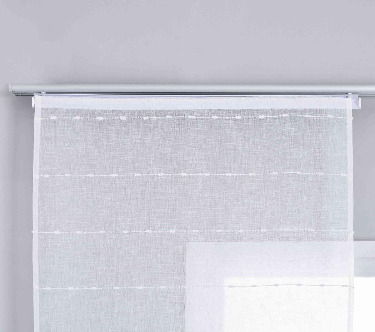SCHIEBEVORHANG 2ER SET »Kassel« HxB 245x60 cm Natur - Naturfarben, Textil (60/245cm) - Gardinenbox