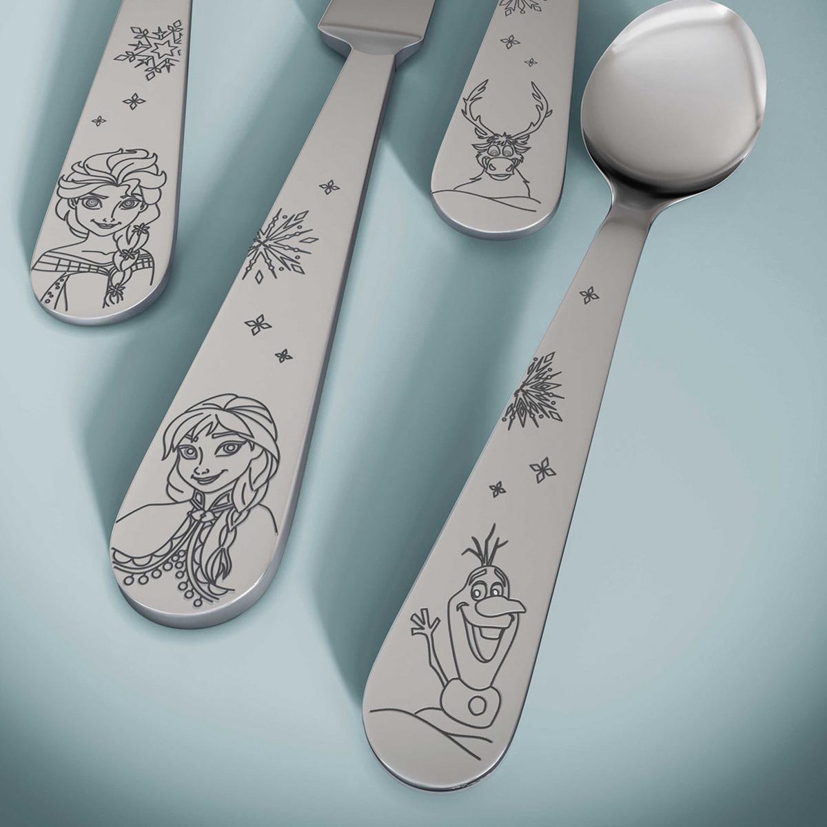 KINDERBESTECK-SET Disney Frozen edelstahl - Edelstahlfarben, Metall - Villeroy & Boch