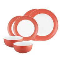 BASIC-SET Liberty Pure Colors Flamingo Red 6-tlg. - Rot, Keramik (2/2/2cm) - Seltmann Weiden