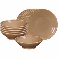 TAFELSERVICE Sahara Hellbraun 12-tlg. - Hellbraun, Keramik (2/2/2cm) - Ritzenhoff Breker
