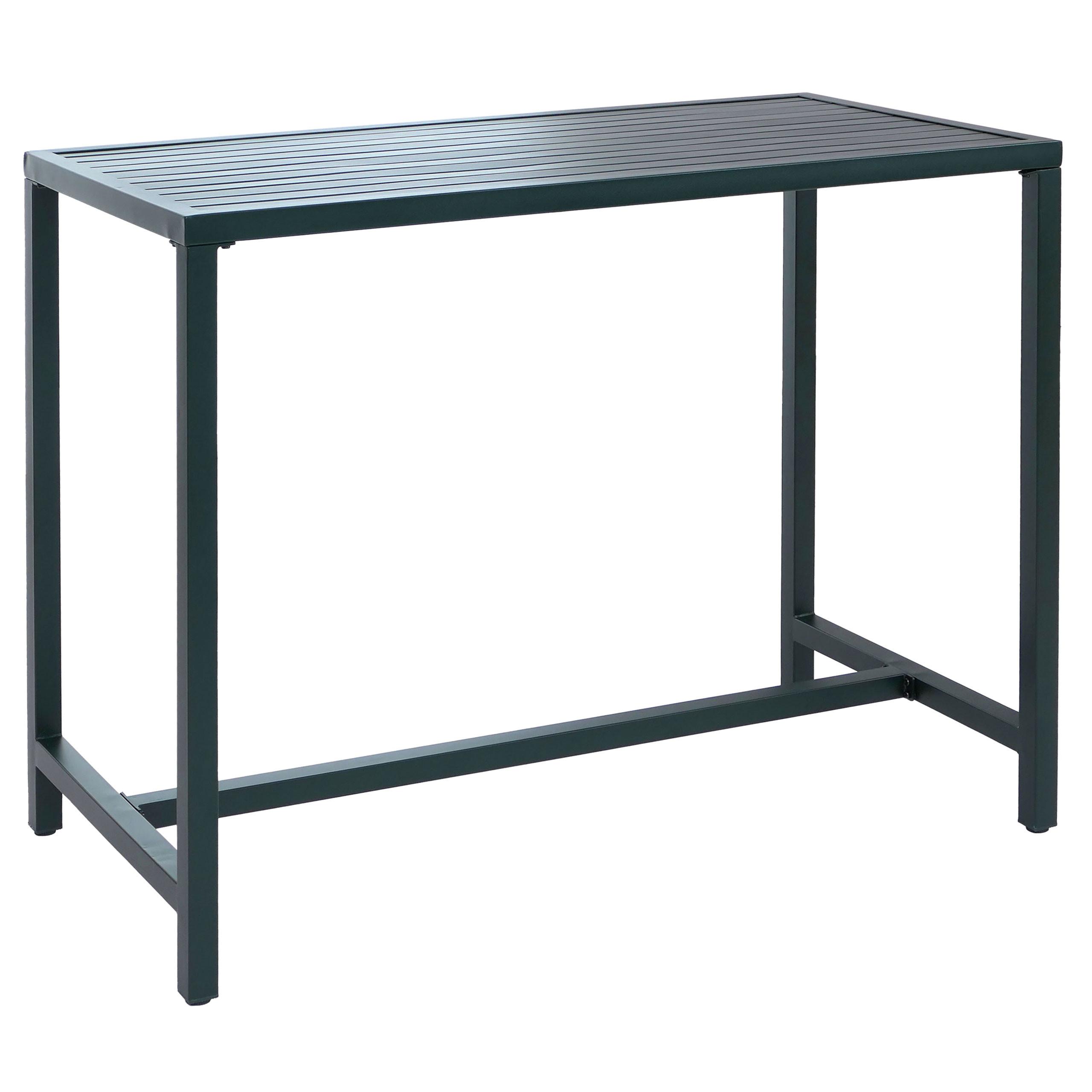 STEHTISCH eckig Green - Grün, Metall (65/130/105cm) - MCW