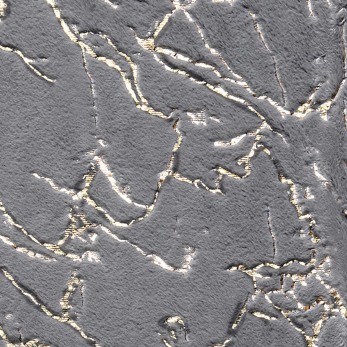 DECKE Grau Godavari 130/180 cm - Grau, Textil (130/180cm) - Beliani