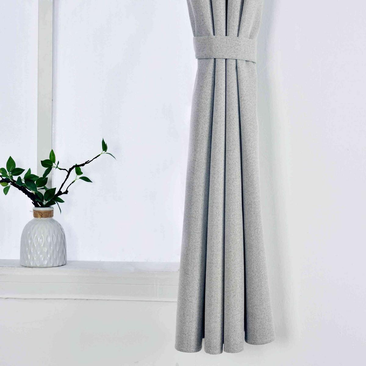 VORHANG 2ER SET »München Dark« HxB 175x145 cm Sand - Sandfarben, Textil (145/175cm) - Gardinenbox