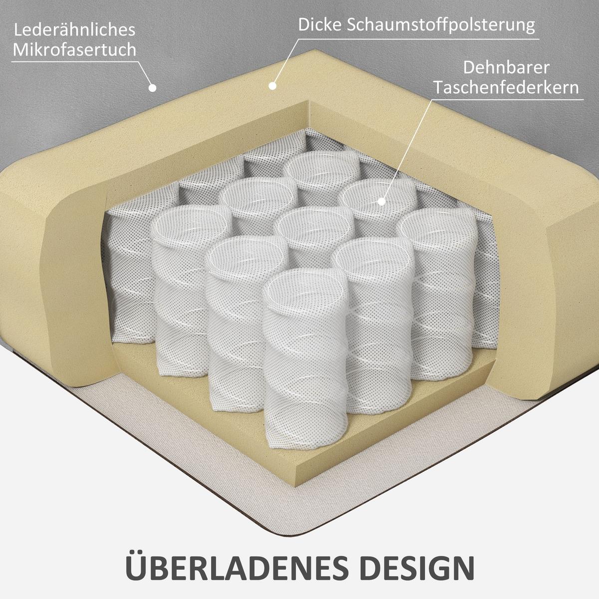 FERNSEHSESSEL mit Aufstehhilfe Elektrisch, Relaxsessel mit Liegefunktion Grau - Dunkelgrau, Textil (96/106/94cm) - HOMCOM