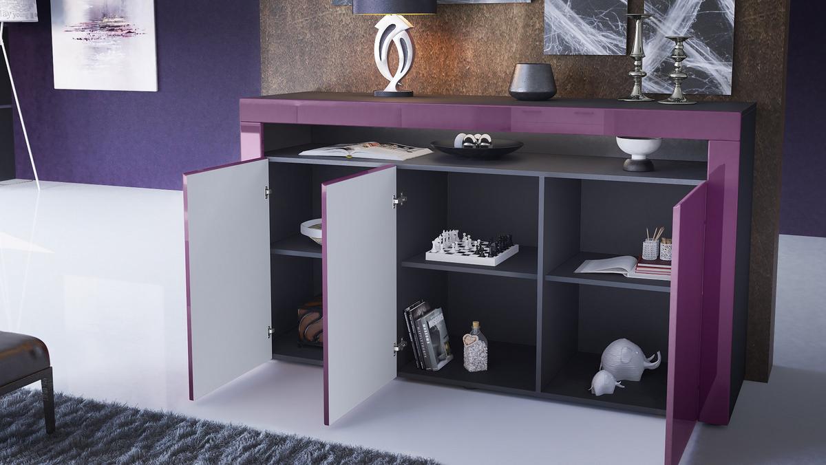 SIDEBOARD Valencia Eiche Natur/ Eiche Natur - Eichefarben, Holzwerkstoff (155/92/40cm) - Vladon