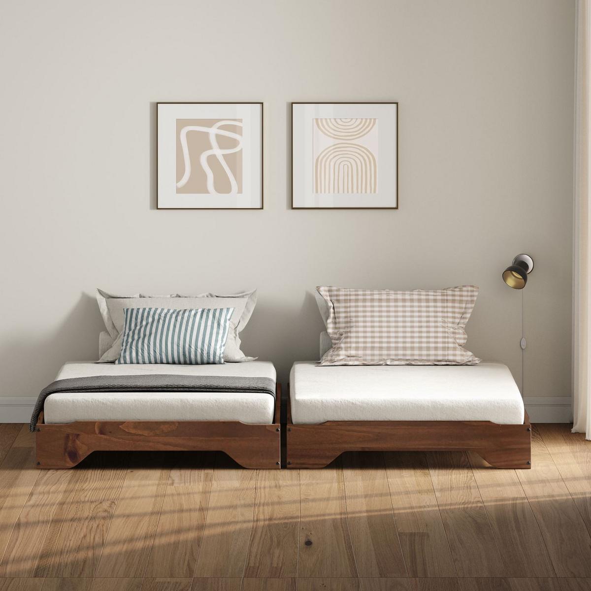 STAPELBETT RONNY 90x200 cm Kastanie - Kastanienfarben, Holz (90/200cm) - IDIMEX