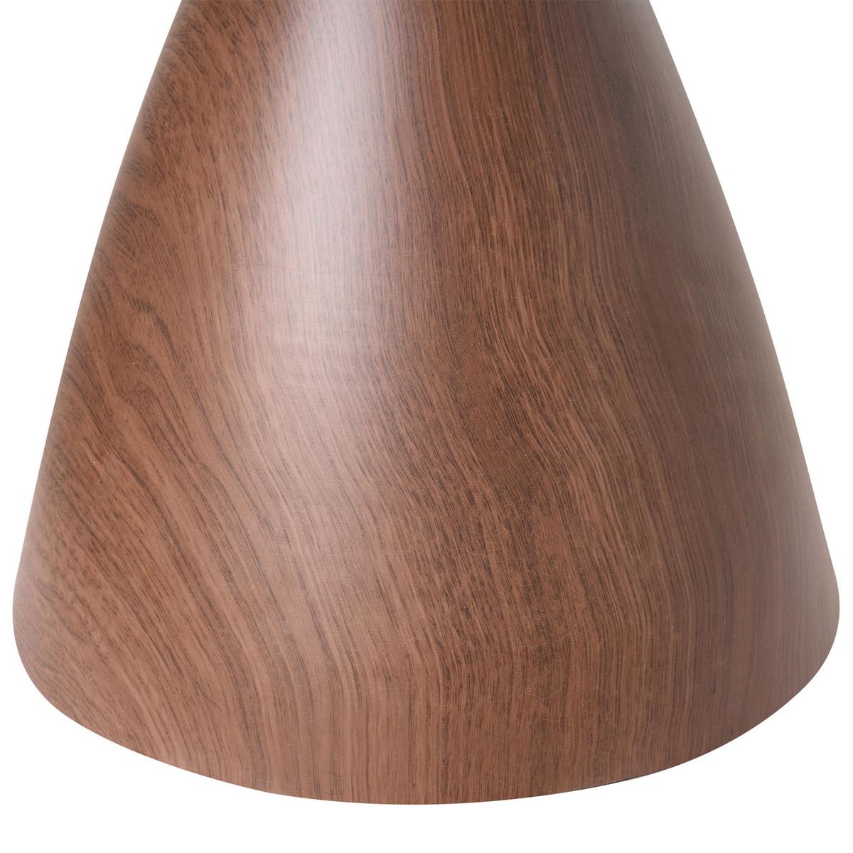 BEISTELLTISCH Sicherheitsglas Braun/Schwarz Corella - Braun, Metall (45/45/45cm) - Beliani