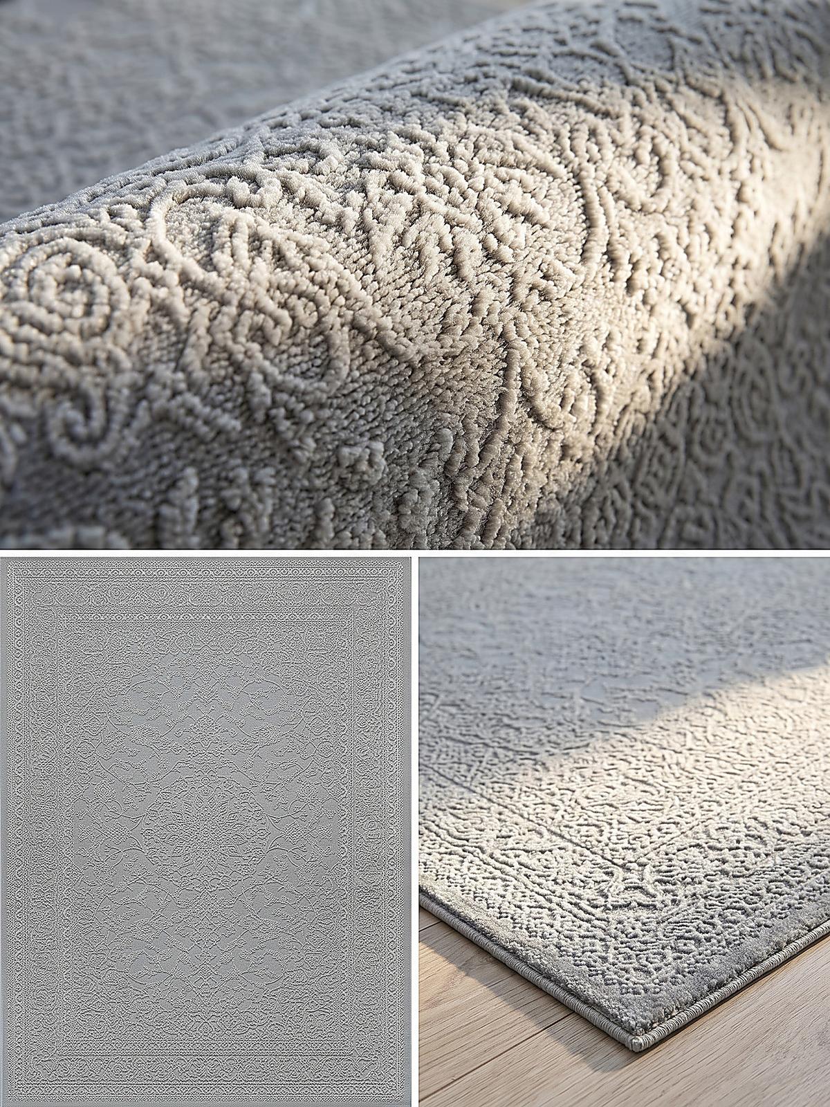 KURZFLORTEPPICH Uni KASOS Polyester Creme 120 x 170 cm - Beige, Textil (120/170cm) - KADIMA DESIGN