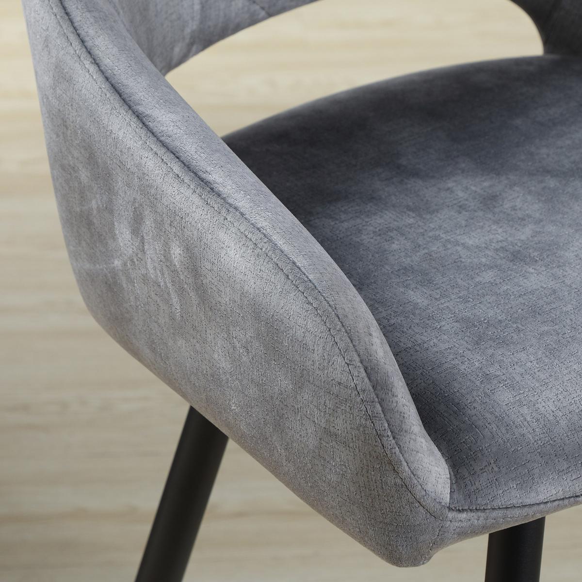 BARHOCKER 4ER-SET aus Polyester Grau - Grau, Textil (53/94/50cm) - HOMCOM