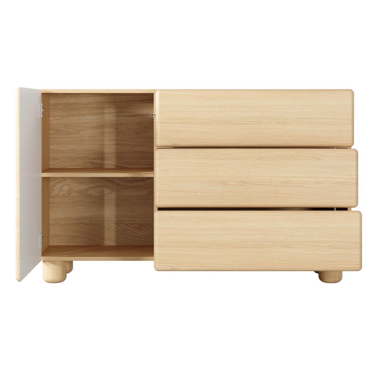 SIDEBOARD Lomo 130 cm - Eichefarben, Holz/Holzwerkstoff (130/80.2/38cm) - Selsey