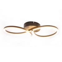 LED-DECKENLEUCHTE Mackall 19/45/8cm - Schwarz, Metall (45/19/8cm) - Nettlife