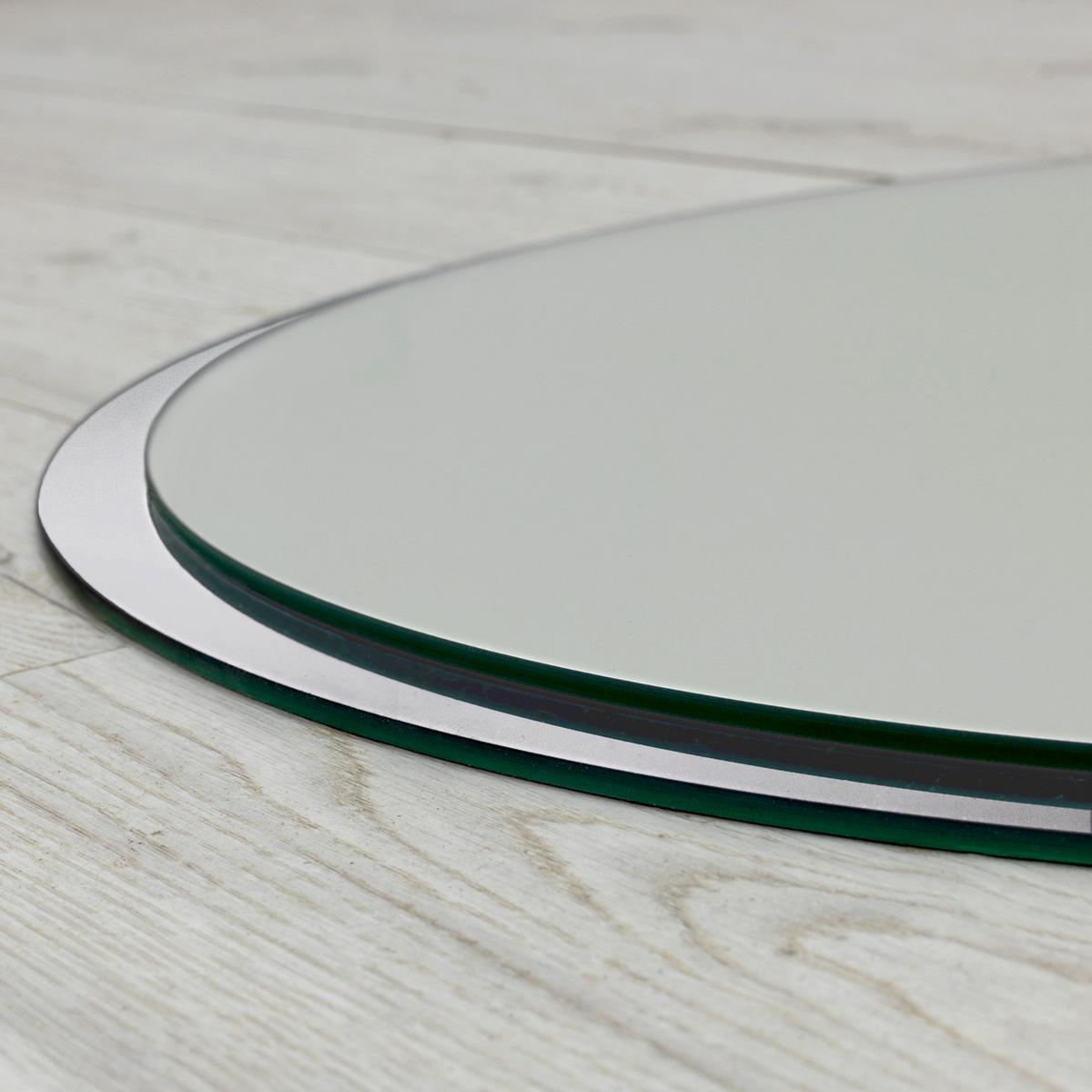 WANDSPIEGEL 100 cm Runder mit Weiß Rahmen - Weiß, Glas (100/100/8cm) - TULUP