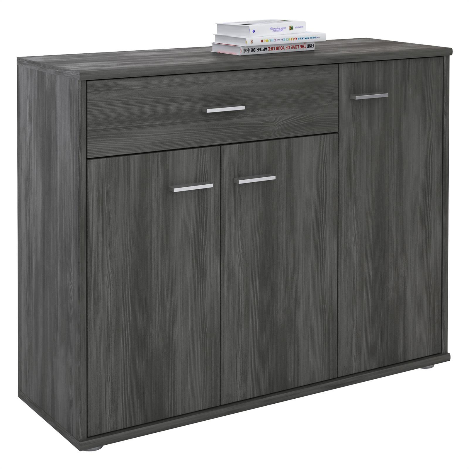 KOMMODE ESTELLE Esche grau - Eschefarben, Holzwerkstoff (88/70/30cm) - CARO-Möbel