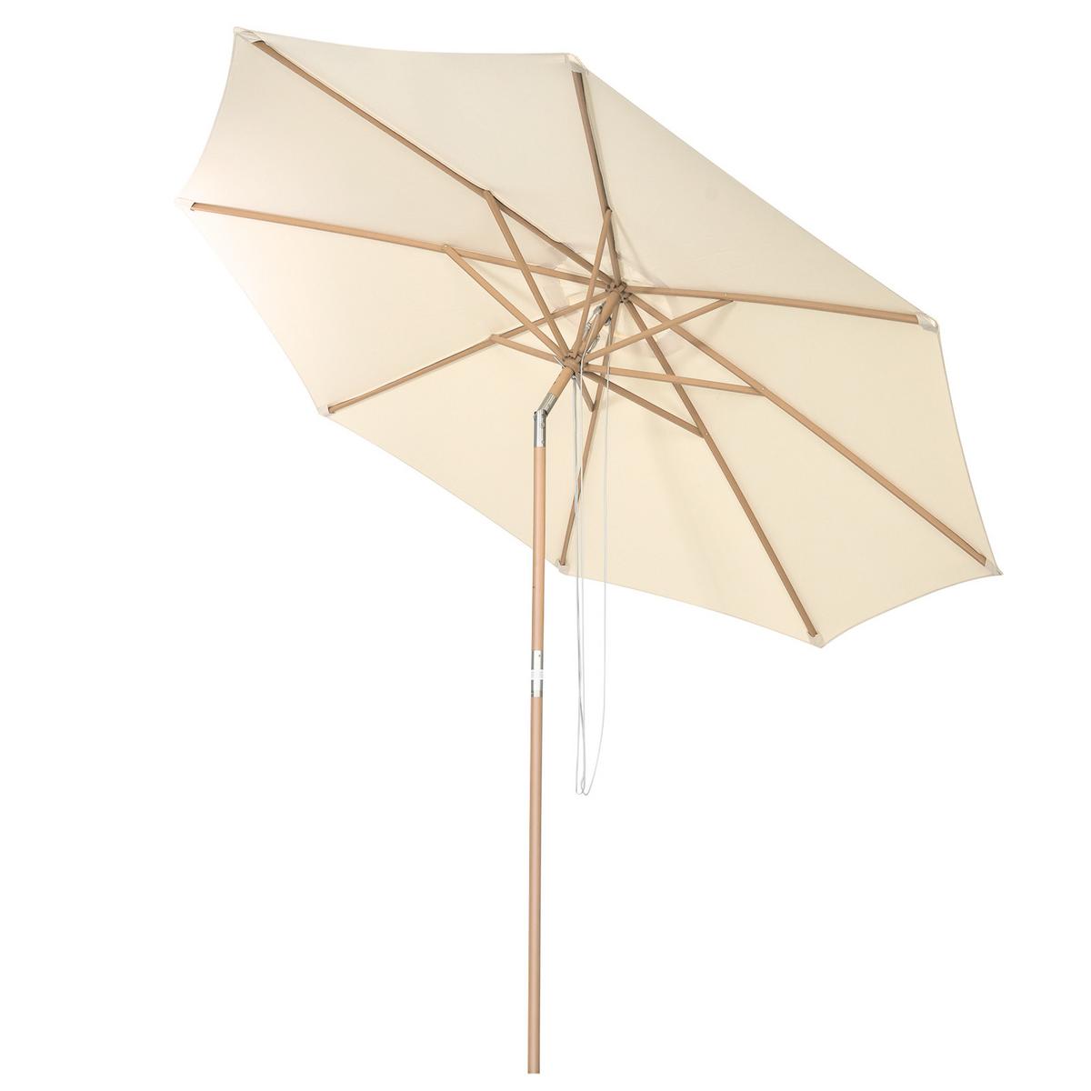 TERRASSENSCHIRM 300cm Beige - Beige, Kunststoff (300/300cm) - COSTWAY