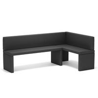 ECKBANK rechts OWEN Kunstleder, 142/196 cm Anthrazit - Anthrazit, Holz/Kunststoff (142/196cm) - Idohome