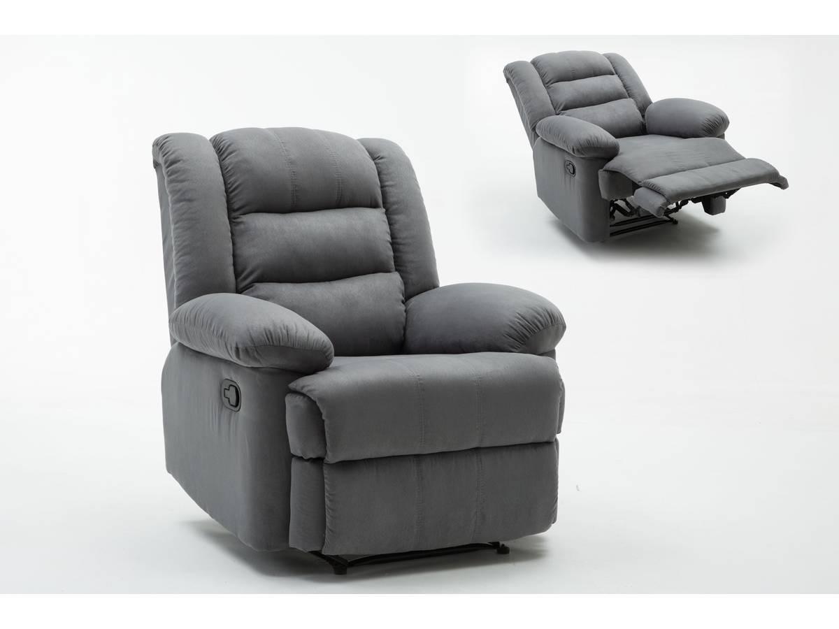 SESSEL buckingham Grau - Hellgrau, Textil (93/100/85cm) - Habitat Garten