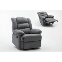 SESSEL buckingham Grau - Hellgrau, Textil (93/100/85cm) - Habitat Garten