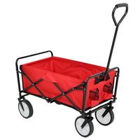 BOLLERWAGEN Faltbar, Strandwagen mit 110 kg Tragkraft - Rot, Textil (50/59/50cm) - RAUMHIRSCH FURNITURE