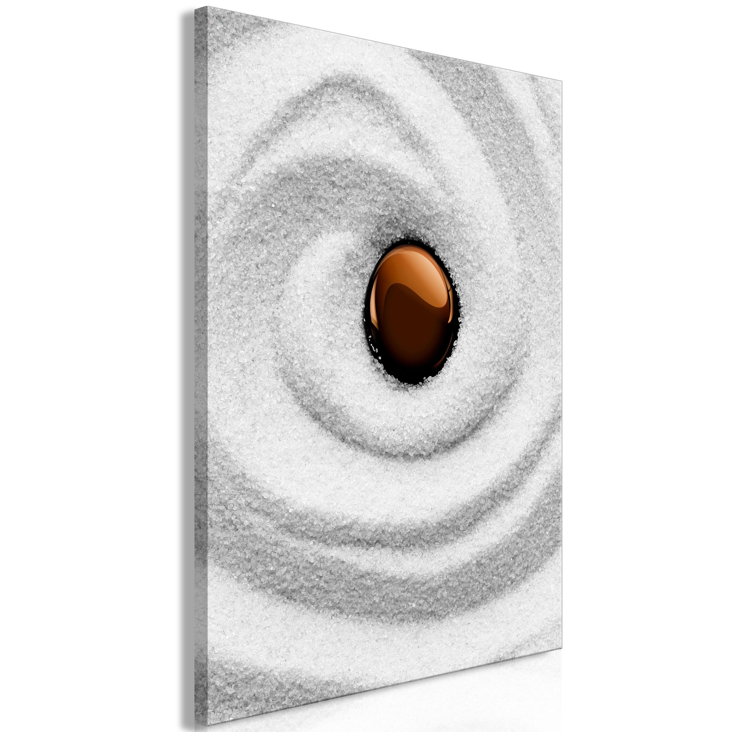KUNSTDRUCK Grau 80/120 cm - Braun/Grau, Textil (80/120cm) - KUNSTLOFT