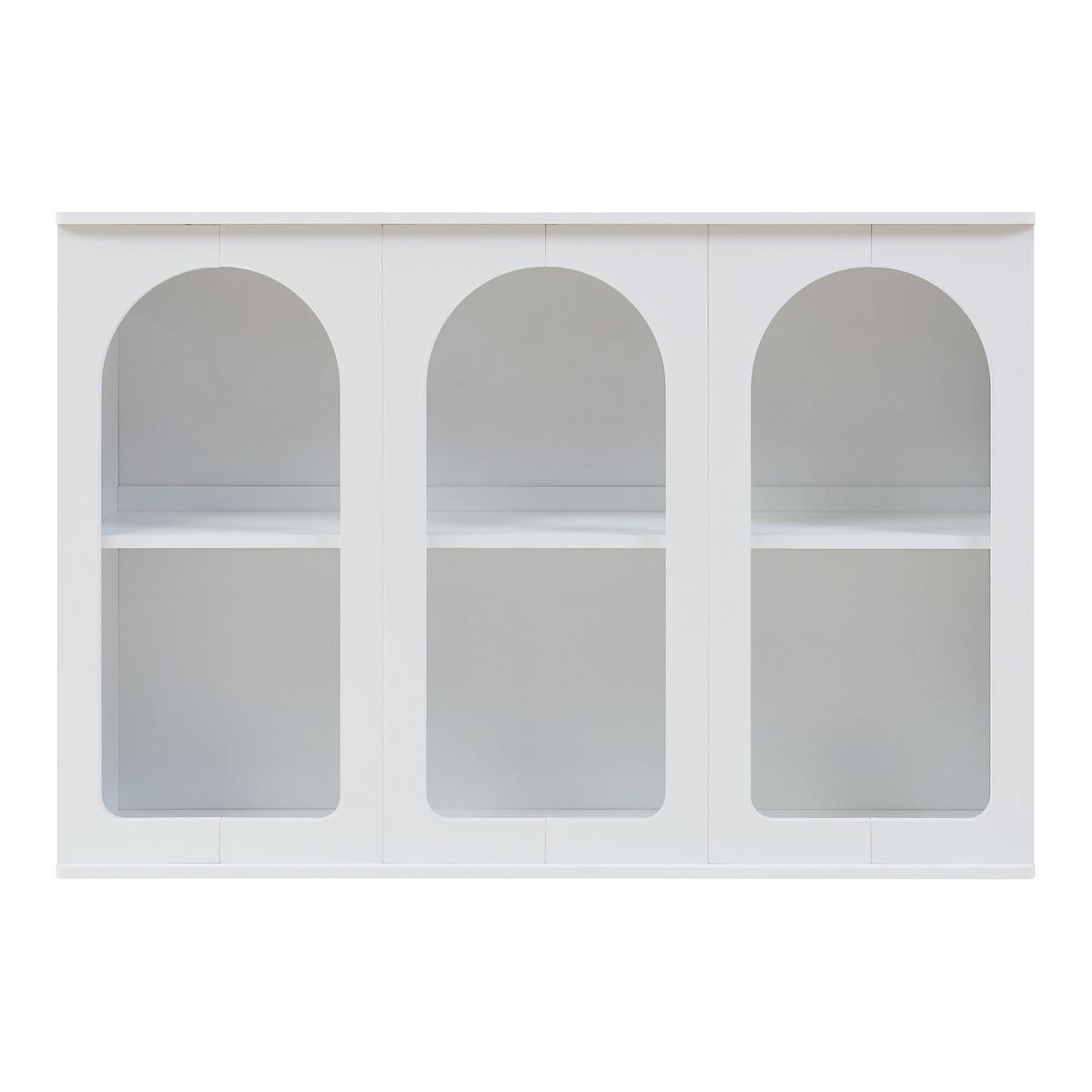 SIDEBOARD Trorhun - Weiß, Holzwerkstoff (30/80/120cm) - [en.casa]