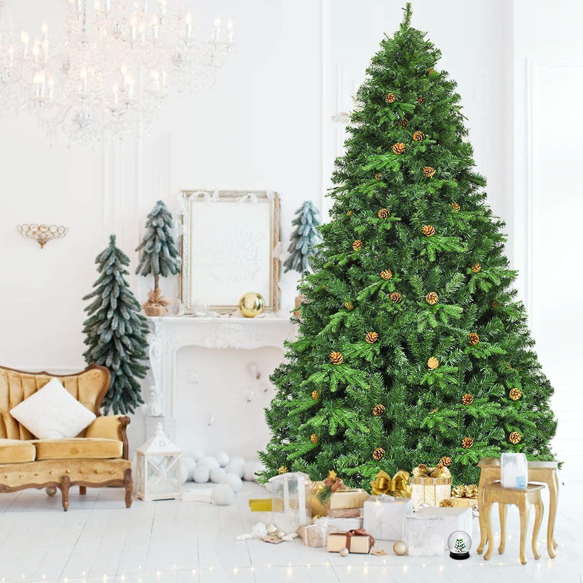 WEIHNACHTSBAUM Grün - Grün, Kunststoff (240cm) - COSTWAY