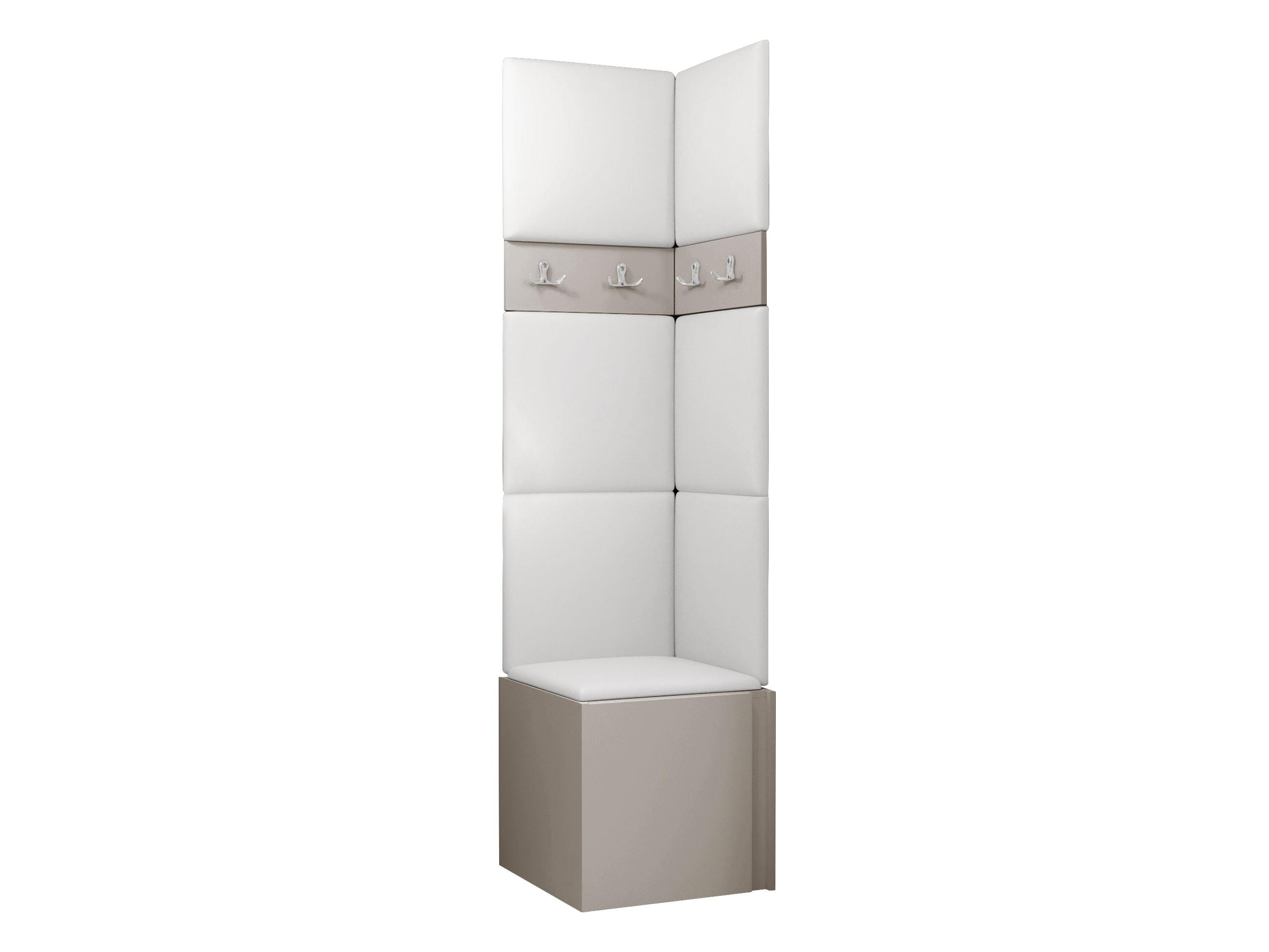 GARDEROBEN-SET Orion XXI - Kaschmir/Weiß, Holzwerkstoff/Kunststoff (42/186/46cm) - MIRJAN24