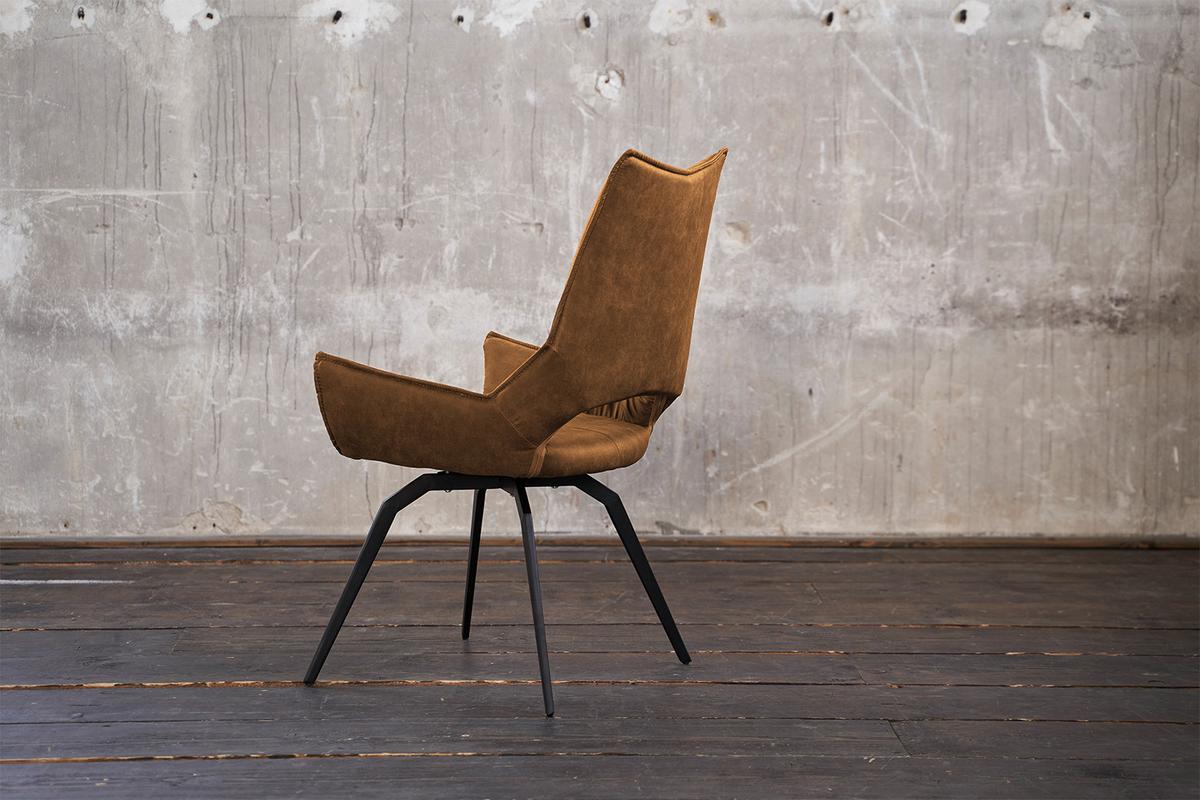 DREHSTUHL SIVO Braun Webstoff - Braun, Textil (57/95/56cm) - KAWOLA