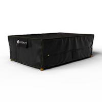 GARTENMÖBELABDECKUNG CoverSafe Pro schwarz - Schwarz, Kunststoff (200/90/300cm) - Juskys