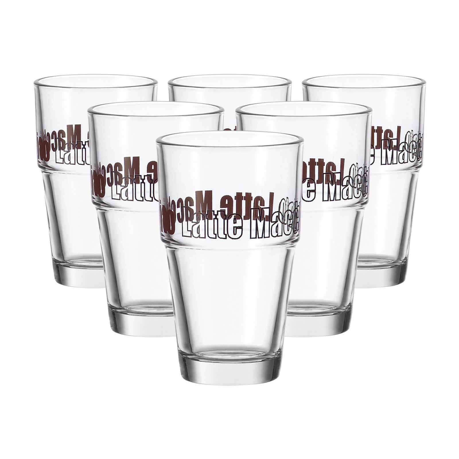 BECHER Solo transparent 410 ml 6er Set - Transparent, Glas (0.41L) - Leonardo Living