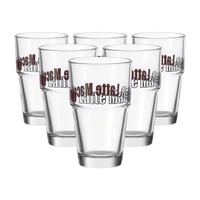 BECHER Solo transparent 410 ml 6er Set - Transparent, Glas (0.41L) - Leonardo Living