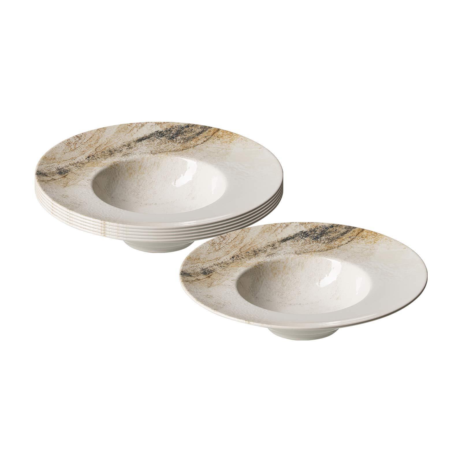 GOURMETTELLER Arezzo braun ø 28 cm 6er Set - Braun, Keramik (28cm) - Ritzenhoff Breker