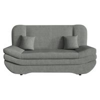 SCHLAFSOFA Weronika - Alufarben/Schwarz, Holz/Kunststoff (200/95/90cm) - MIRJAN24