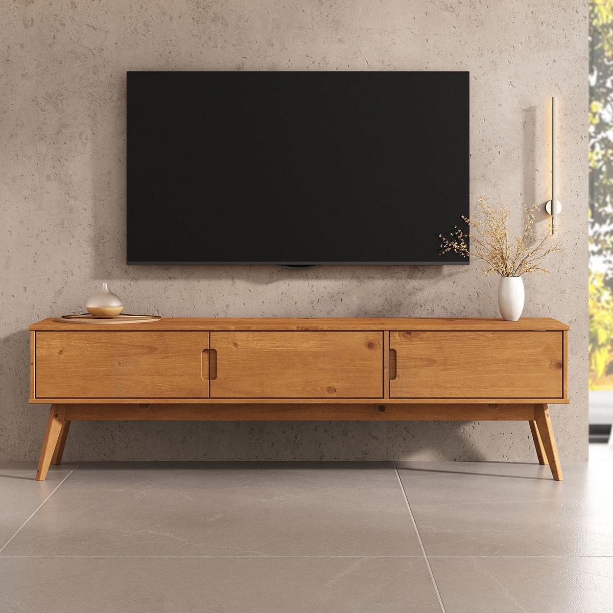LOWBOARD TIVOLI Eiche - Eichefarben, Holz (180/52/41cm) - IDIMEX