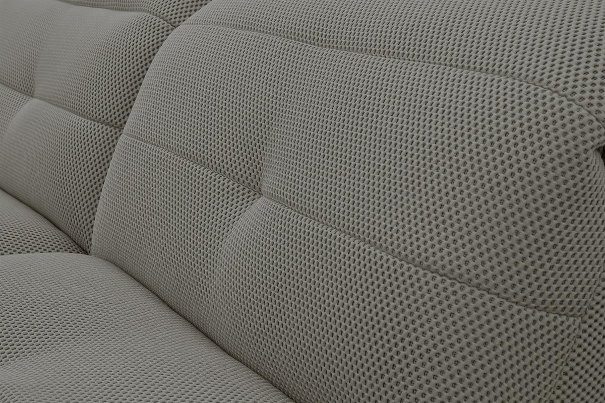 ECKSOFA TRENTO 4-Sitzer, taupe - Taupe/Schwarz, Holzwerkstoff/Kunststoff (262/165cm) - Wozimo