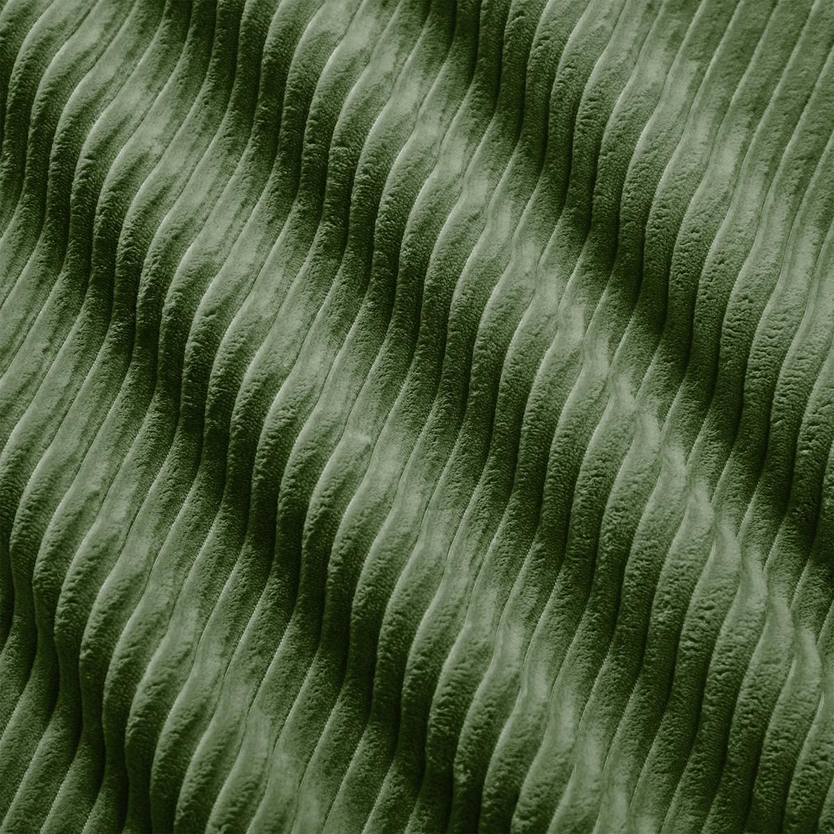 2-SITZER-SOFA in Premium-Cord Montagefrei - Grün, Textil (208/75/103cm) - Urban Meuble