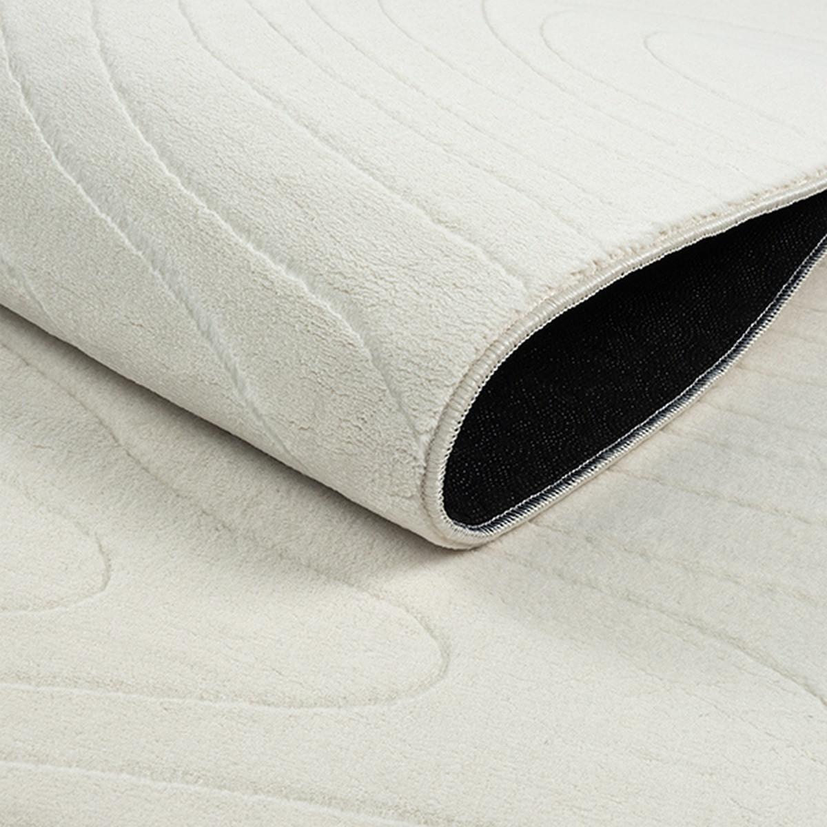 KURZFLORTEPPICH Antirutsch Abstrakt DALAR Polypropylen Creme 140 x 200 cm - Beige, Textil (140/200cm) - KADIMA DESIGN