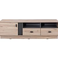 LOWBOARD PUNTO 155/45/48 cm, Eichefarben - Eichefarben, Holzwerkstoff (155/45/48cm) - MASSENO